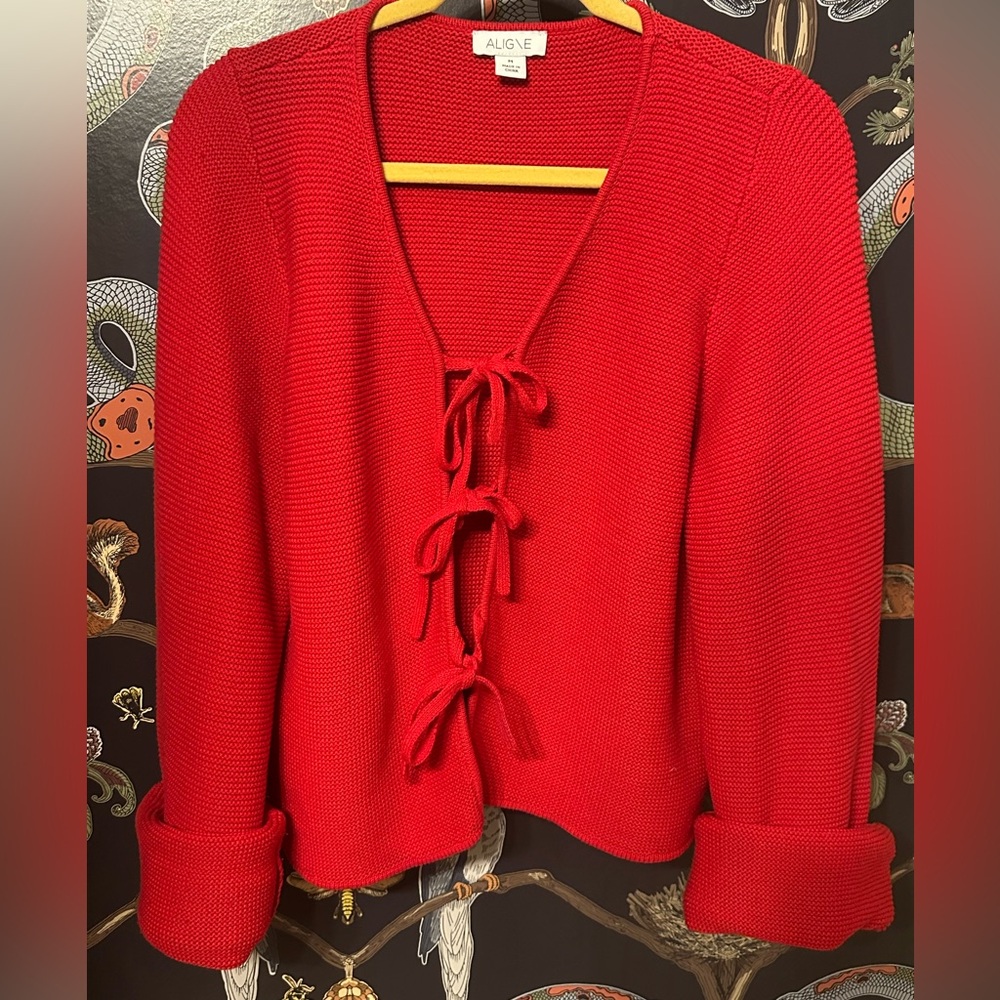 Aligne Nadia Tie Knit Cardigan